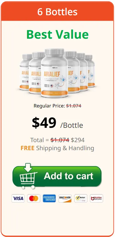 Arialief Price Six Bottles