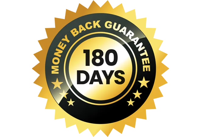 Arialief 180-Days Money Back Guarantee